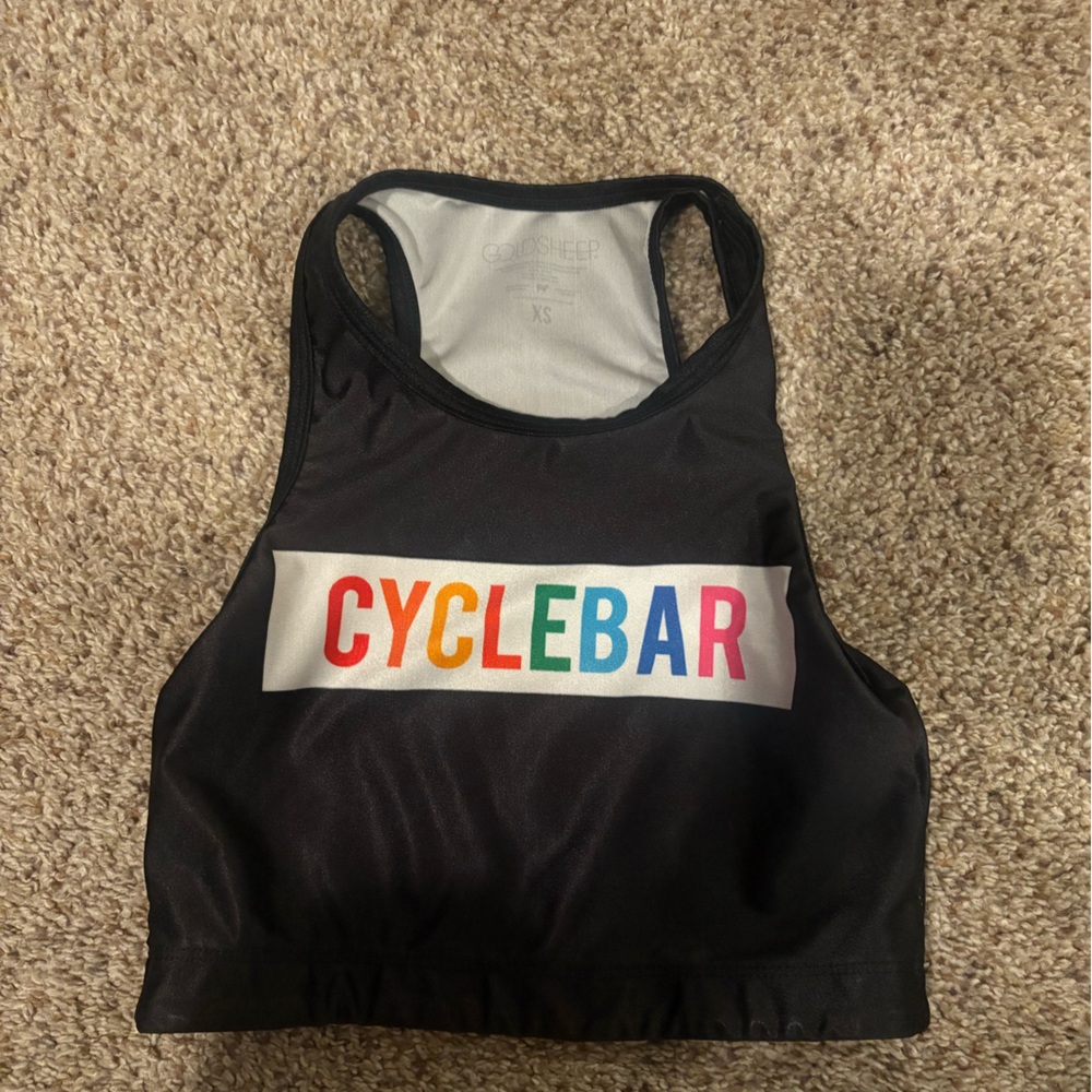 CycleBar Custom Black Sports Bra